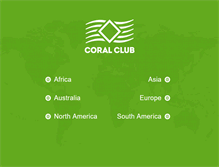 Tablet Screenshot of coral-club.com